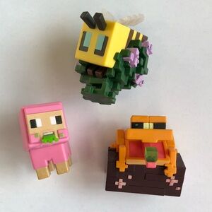 4/$20 - 3 Minecraft Mini Mode Spawn Egg Figures by Mattel